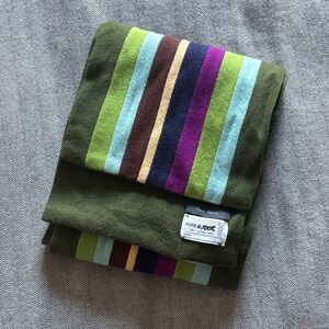 Paul Smith Vibrant Striped Wool Scarf